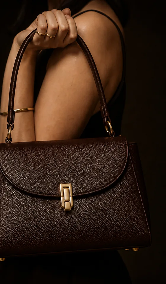 Bolso de cuero LUVORRI